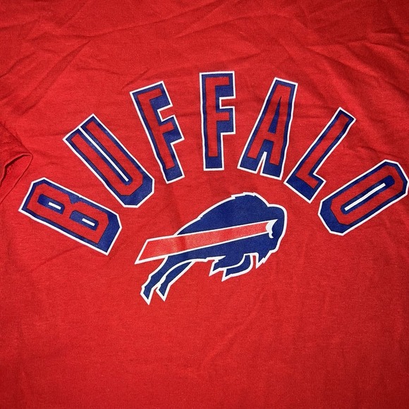 NWOT NFL Buffalo Bills Crew Neck Shirt MENS Size 3XL Red - Picture 1 of 7